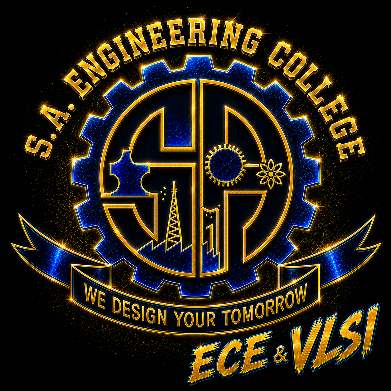 S.A. Engineering College Logo